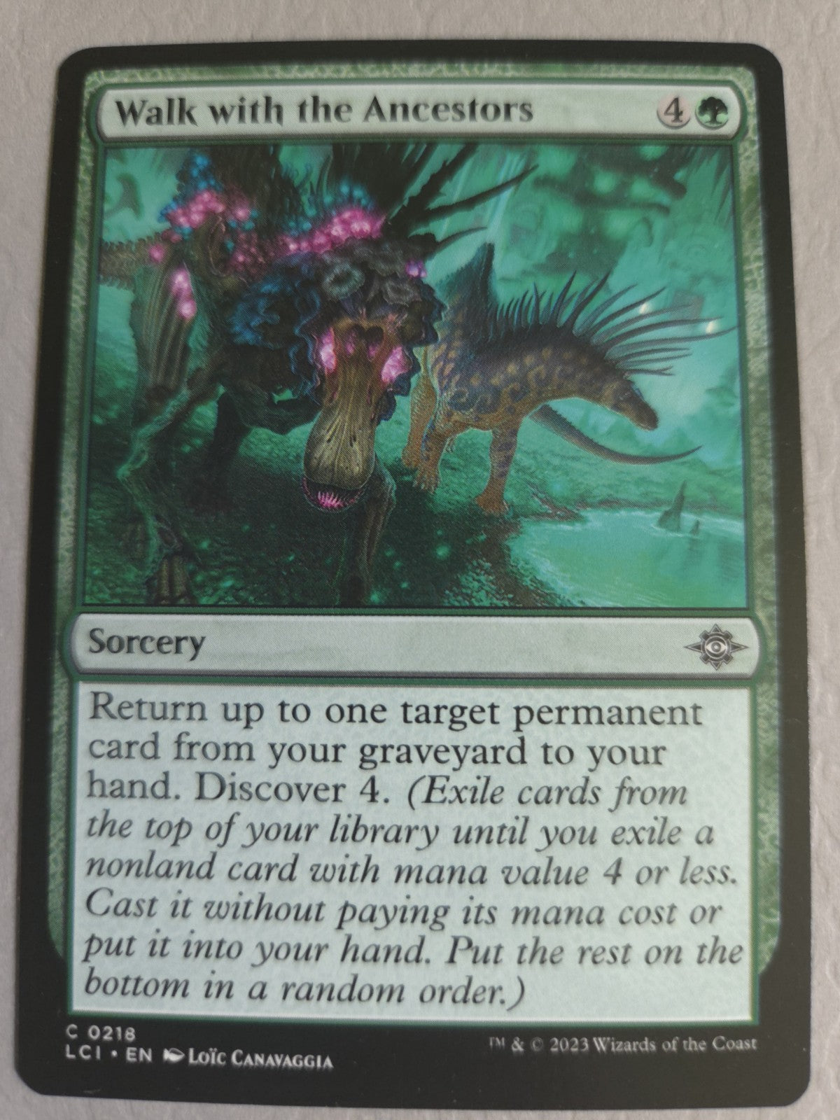 MTG - Walk with the Ancestors - The Lost Caverns of Ixalan - Regular - C - 218 