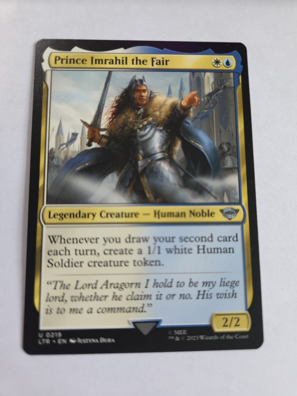 Prince Imrahil the Fair (Showcase Scrolls) Universes Beyond: the Lord of the...