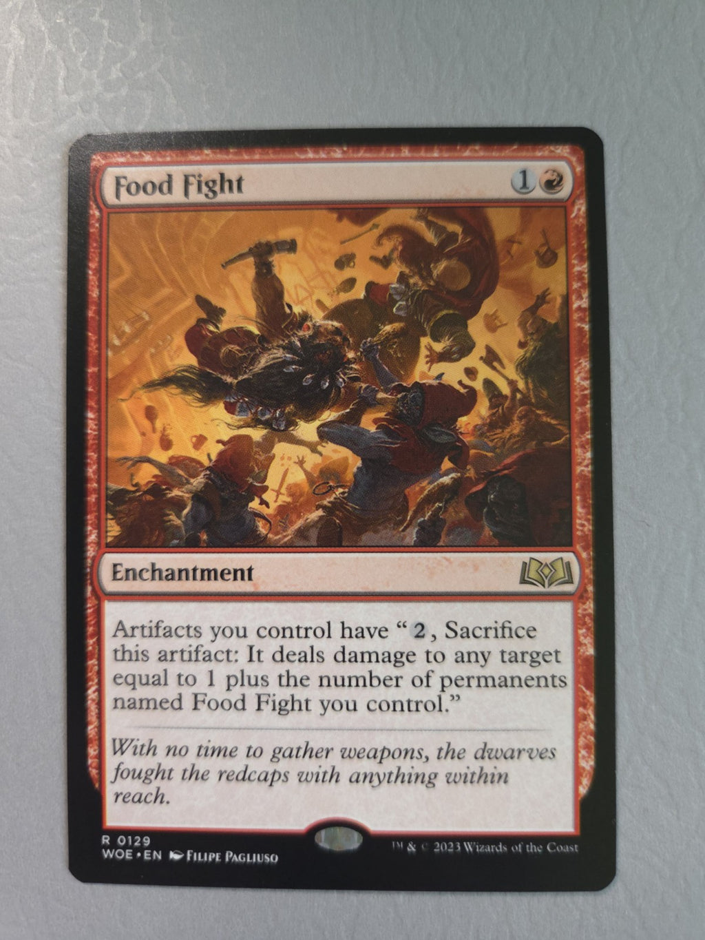 MTG - Food Fight - Wilds of Eldraine - Regular - R - 0129 - NM