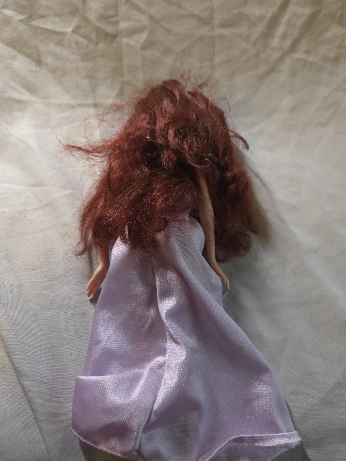 Disney Princess Doll - Red Hair - Lavendar Dress