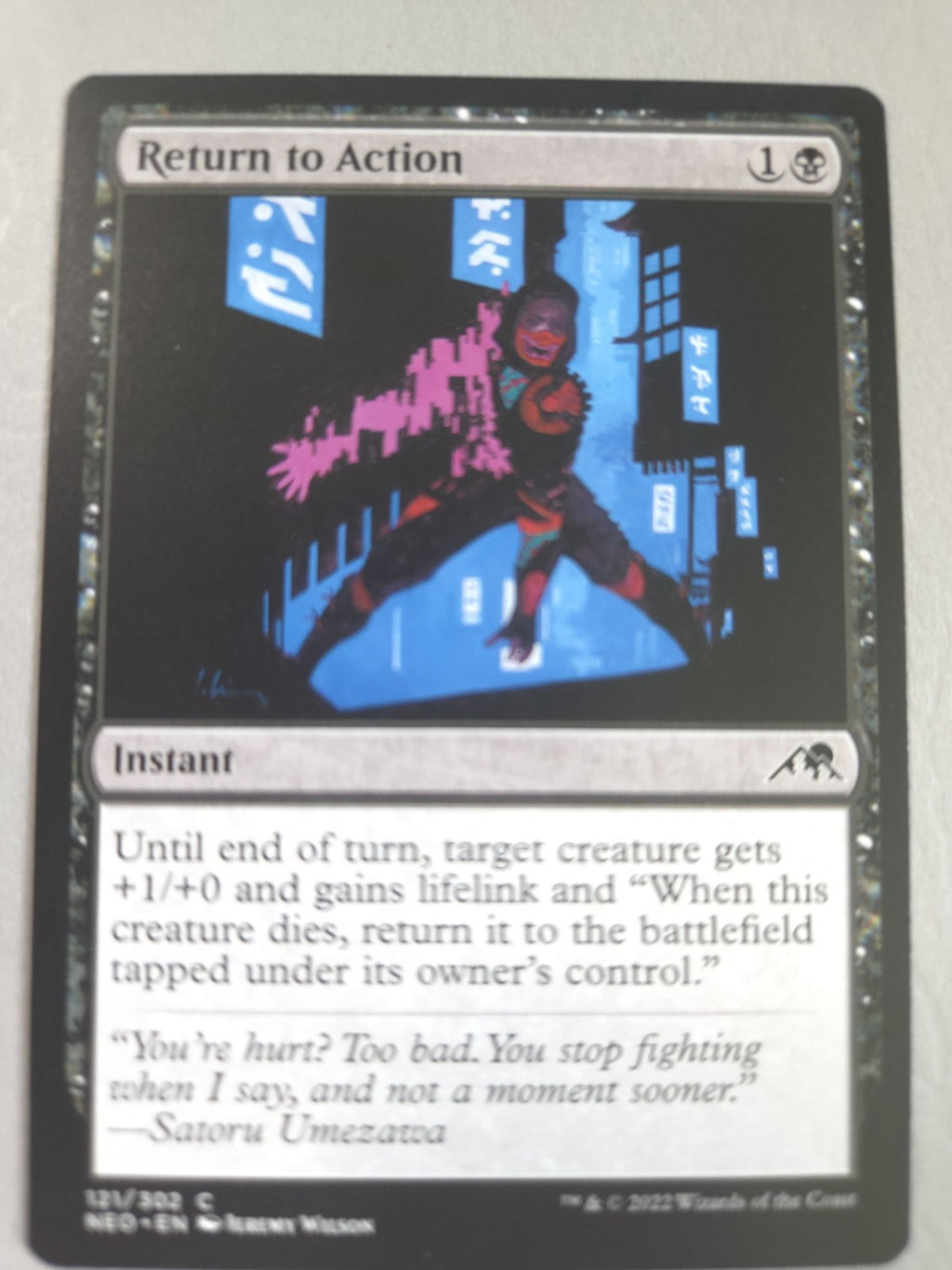 MTG - Return to Action - Kamigawa: Neon Dynasty - Regular - C - 121 - NM