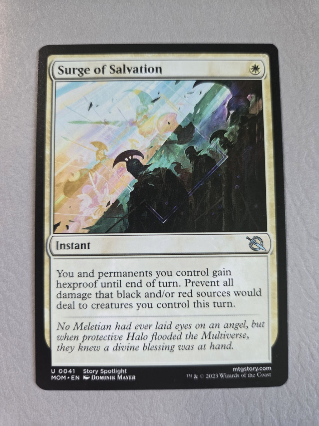 MTG - Surge of Salvation - March of the Machine - Regular - U - 41 - NM