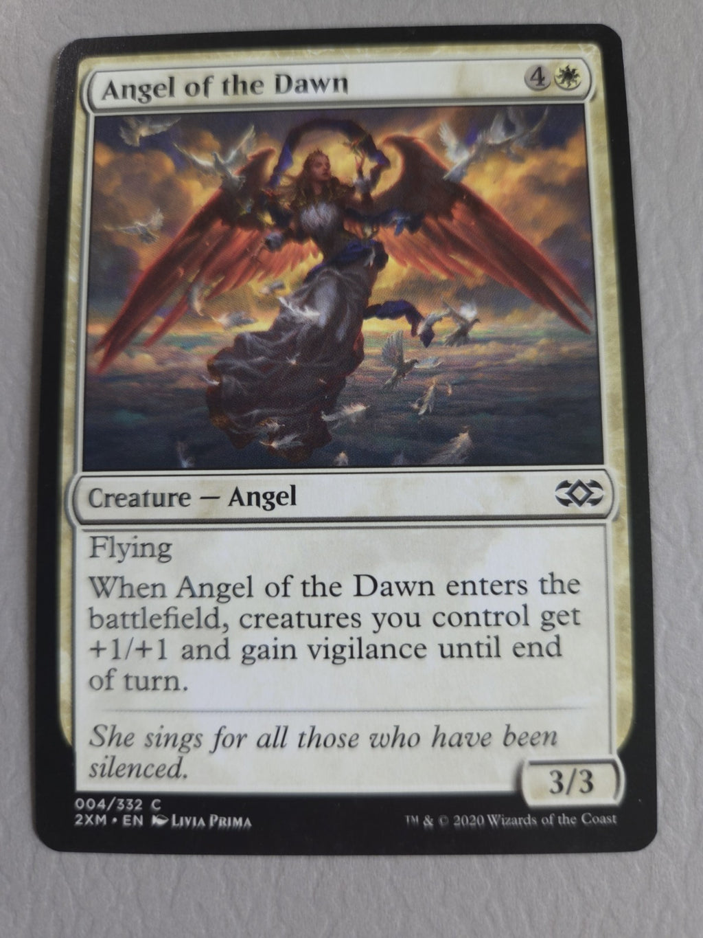 MTG - Angel of the Dawn - Double Masters - Regular - C - 4 - NM
