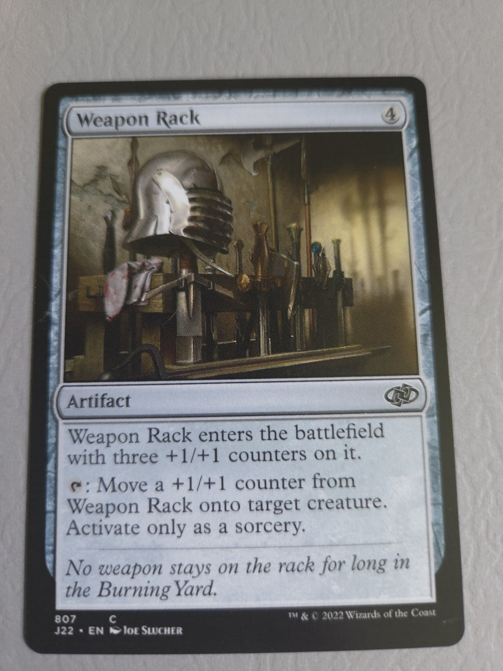 MTG - Weapon Rack - Jumpstart 2022 - Regular - C - 807 - NM