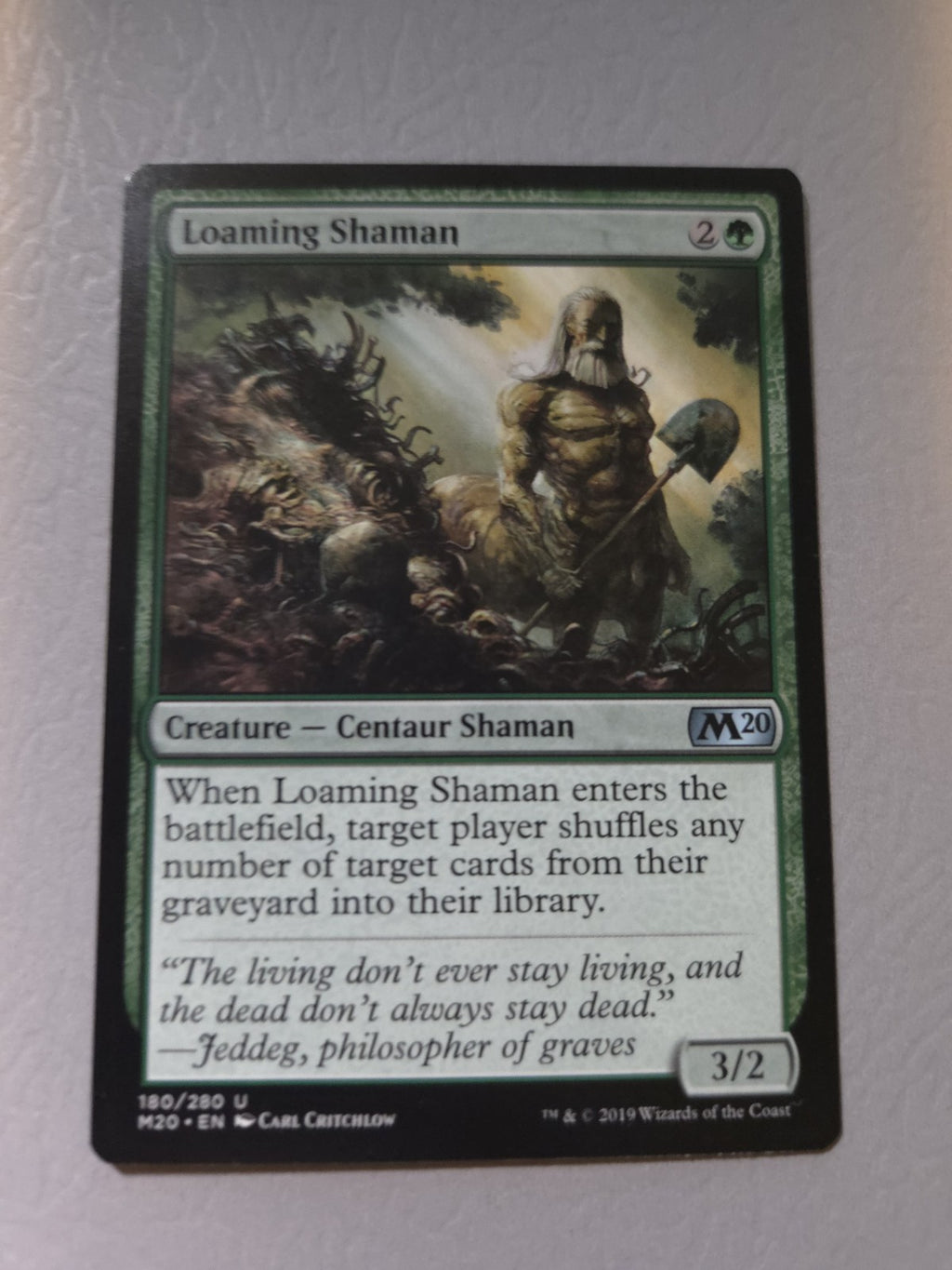 MTG - Loaming Shaman - Core Set 2020 - Regular - U - 180 - NM