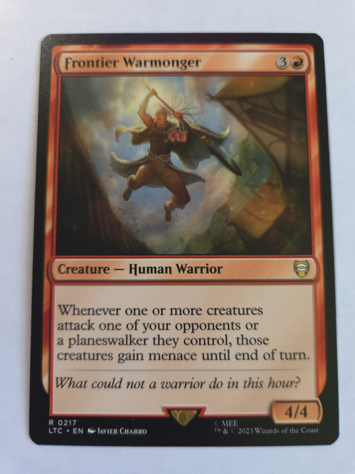 MTG - Frontier Warmonger Commander: the Lord of the Rings: Tales of Middle-Earth