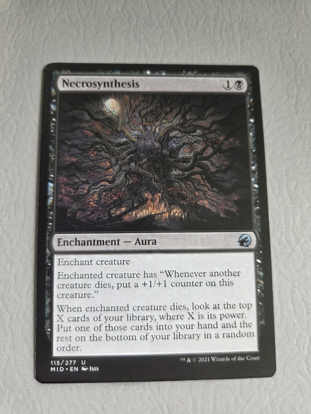 MTG - Necrosynthesis - Innistrad: Midnight Hunt - Regular - U - 115 - NM