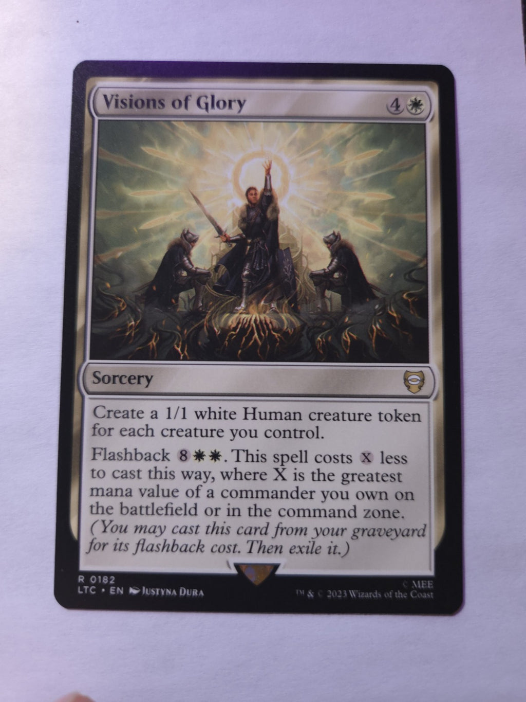 Visions of Glory Commander: the Lord of the Rings: Tales of Middle-Earth Regular