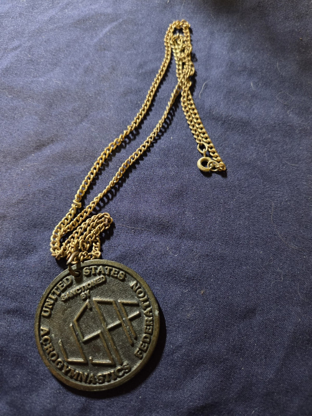 Us Acrogymnastics Federation Regional Championship XV Medal With Chain
