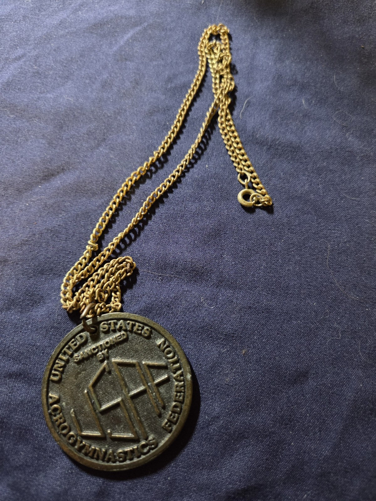 Us Acrogymnastics Federation Regional Championship XV Medal With Chain