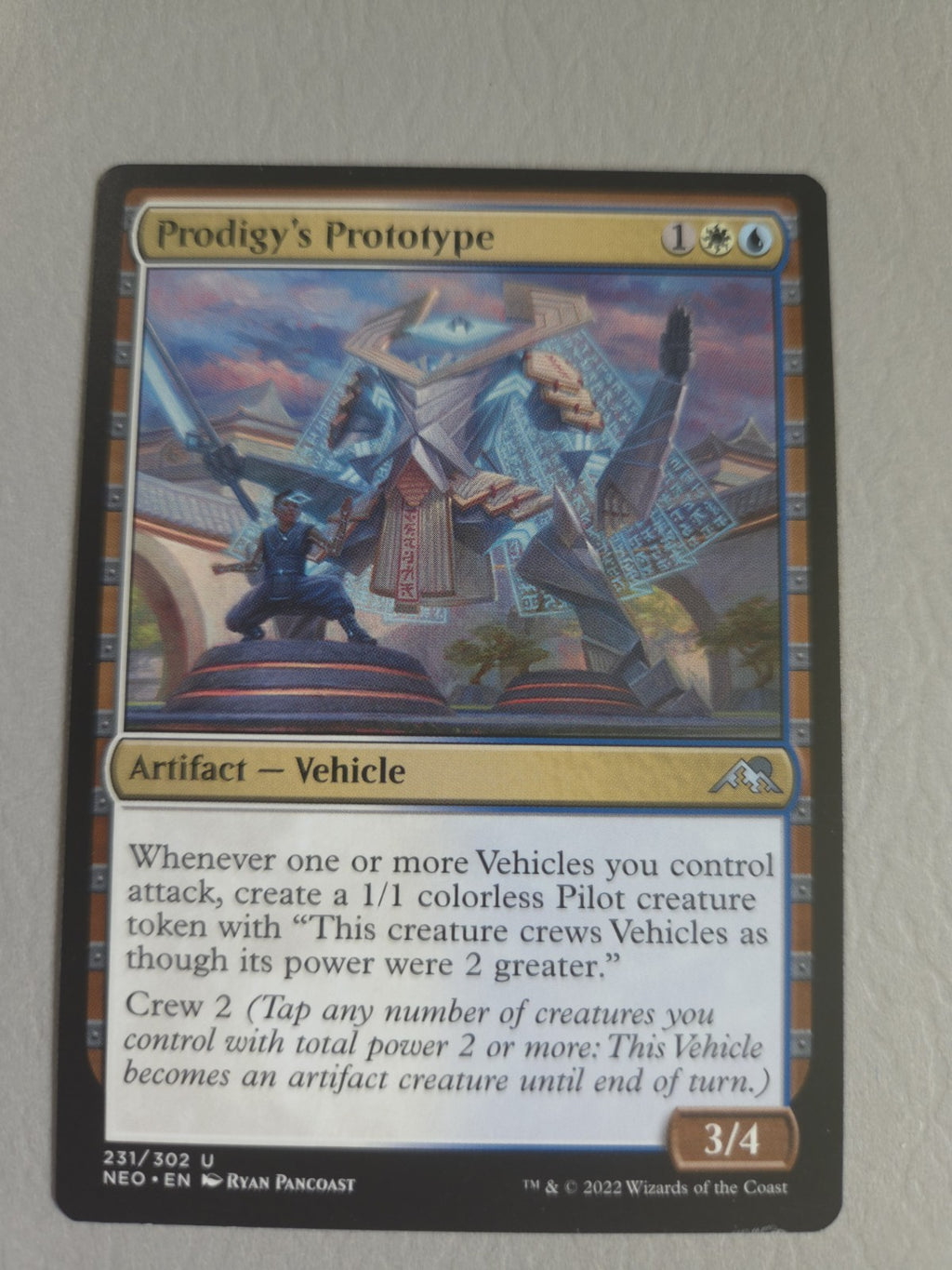 MTG - Prodigy's Prototype - Kamigawa: Neon Dynasty - Regular - U - 231 - NM