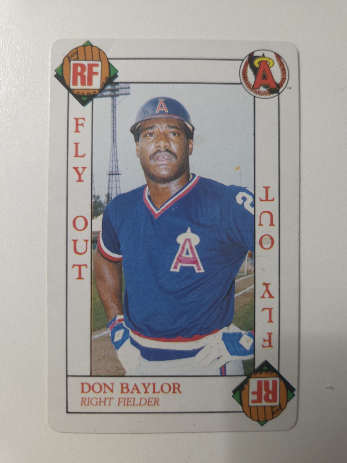MLB - 1990 Mvp Baseball: the All-Star Card Game - Don Baylor - Caifornia A #ALDB