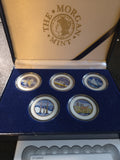 5 Colorized 2001 Statehood Quarters From MORGAN MINT. 