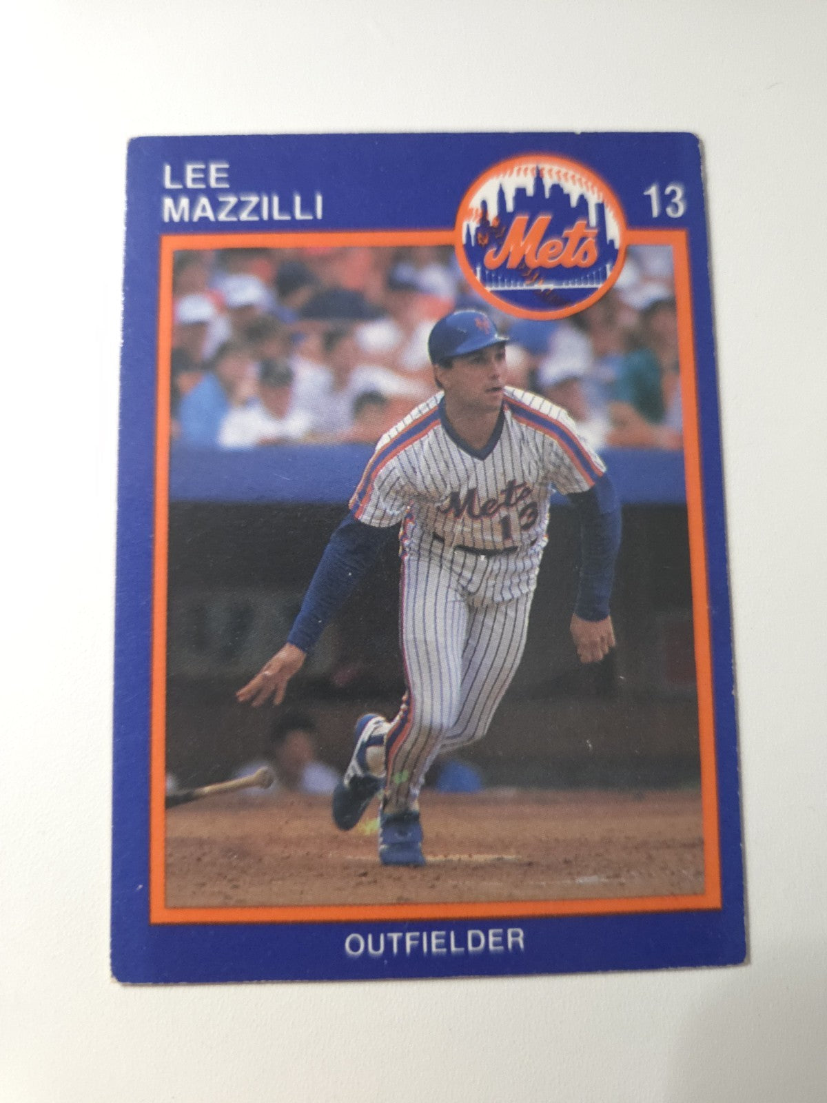 MLB - Lee Mazzilli  - 1986 Mets Promo Card - EX