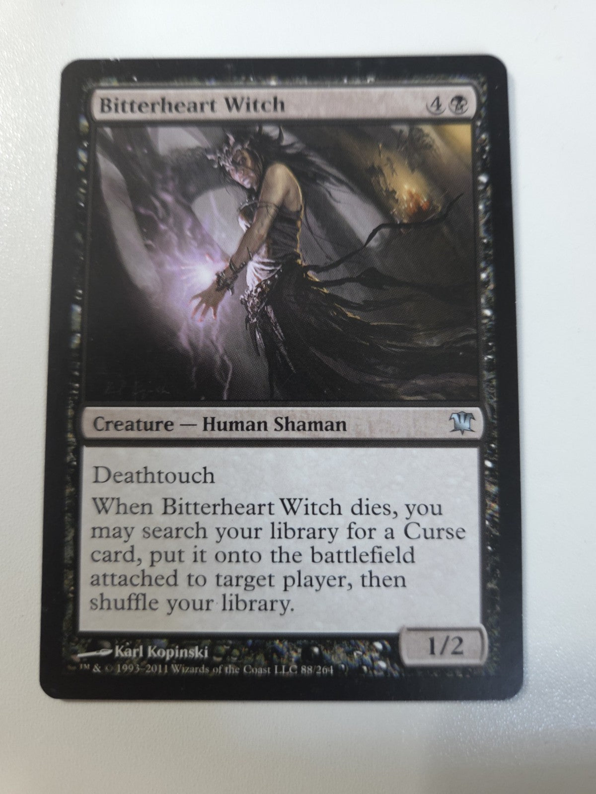 MTG - Bitterheart Witch - Innistrad - Regular - U - 88 - NM