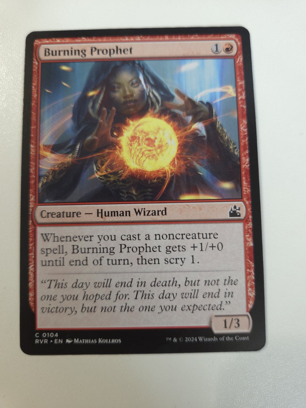 MTG - Burning Prophet - Ravnica Remastered - Regular - C - 104 - NM