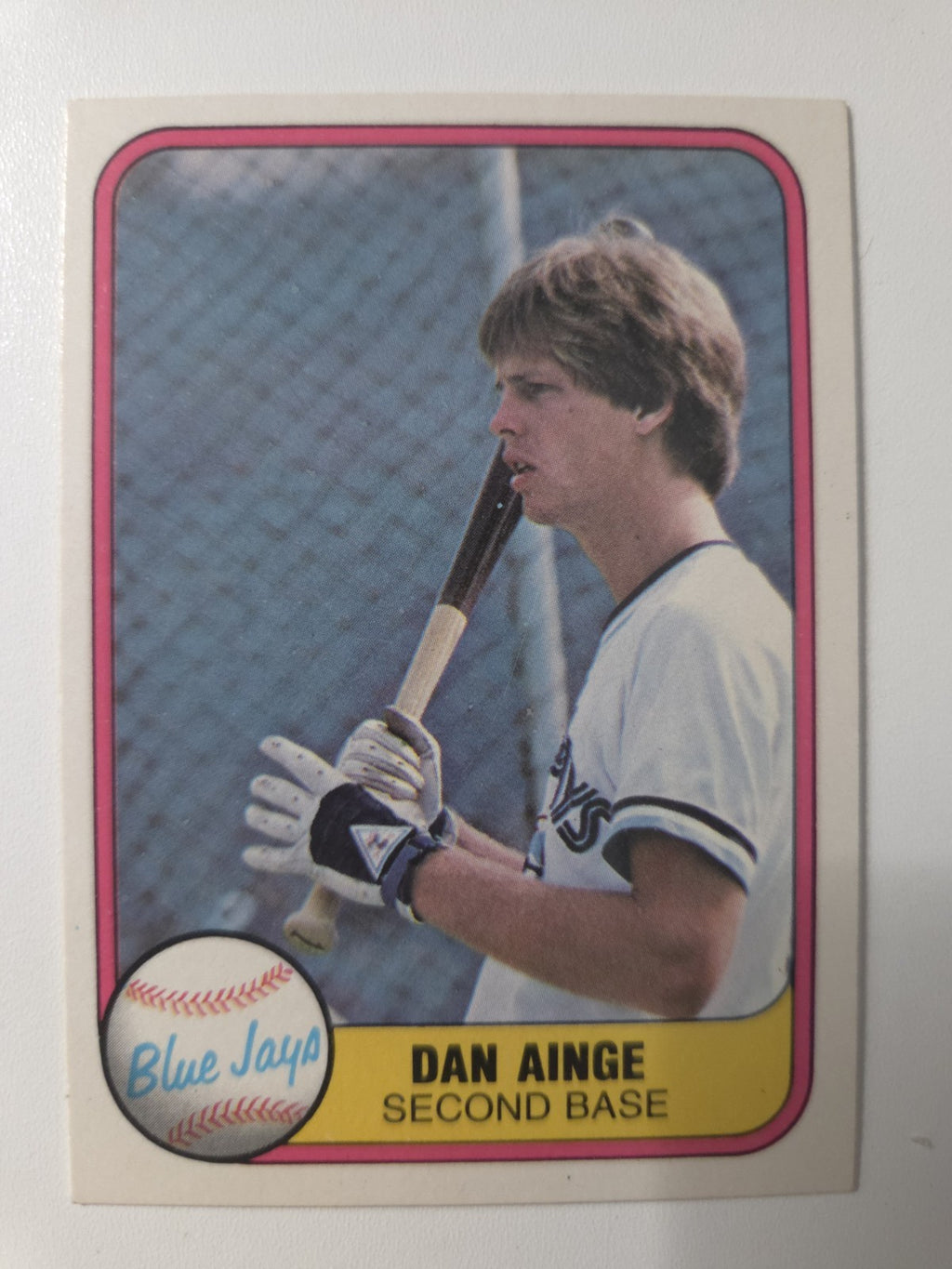 1981 Fleer - Danny Ainge #418 Dan On Card (RC)
