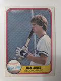 1981 Fleer - Danny Ainge #418 Dan On Card (RC)
