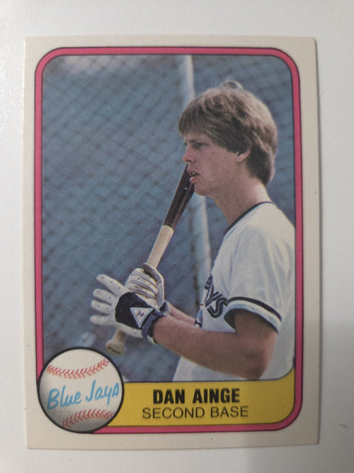 1981 Fleer - Danny Ainge #418 Dan On Card (RC)