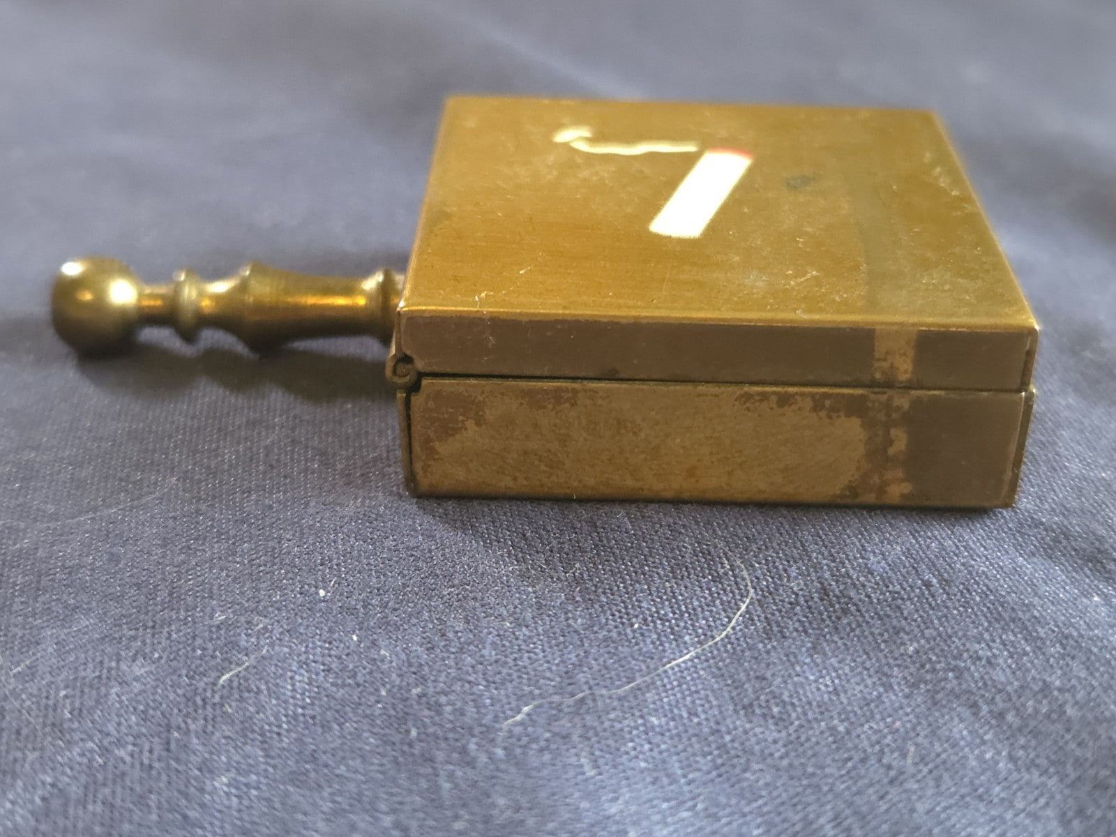 Vintage 1950s Pocket Ashtray With Handle (Cigarette Butler)
