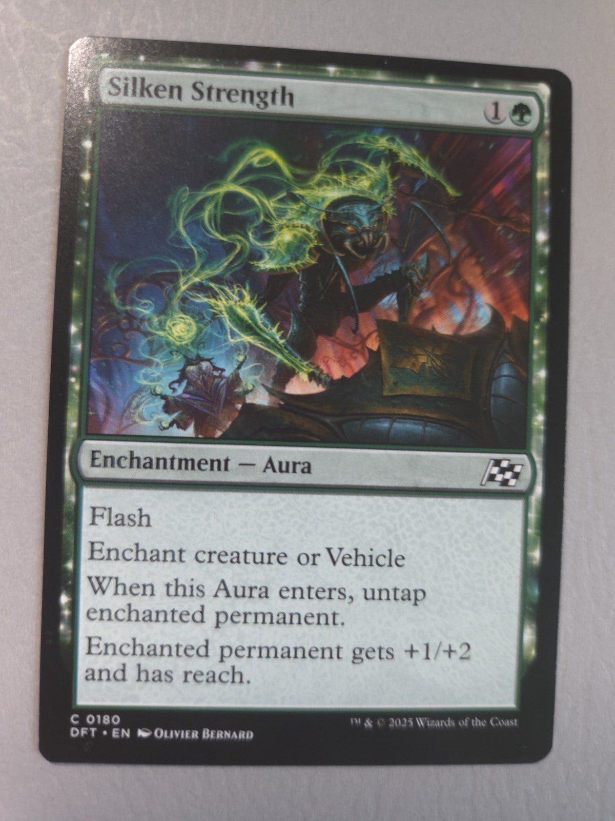 MTG - Silken Strength - Aetherdrift Regular - C - 180 - NM