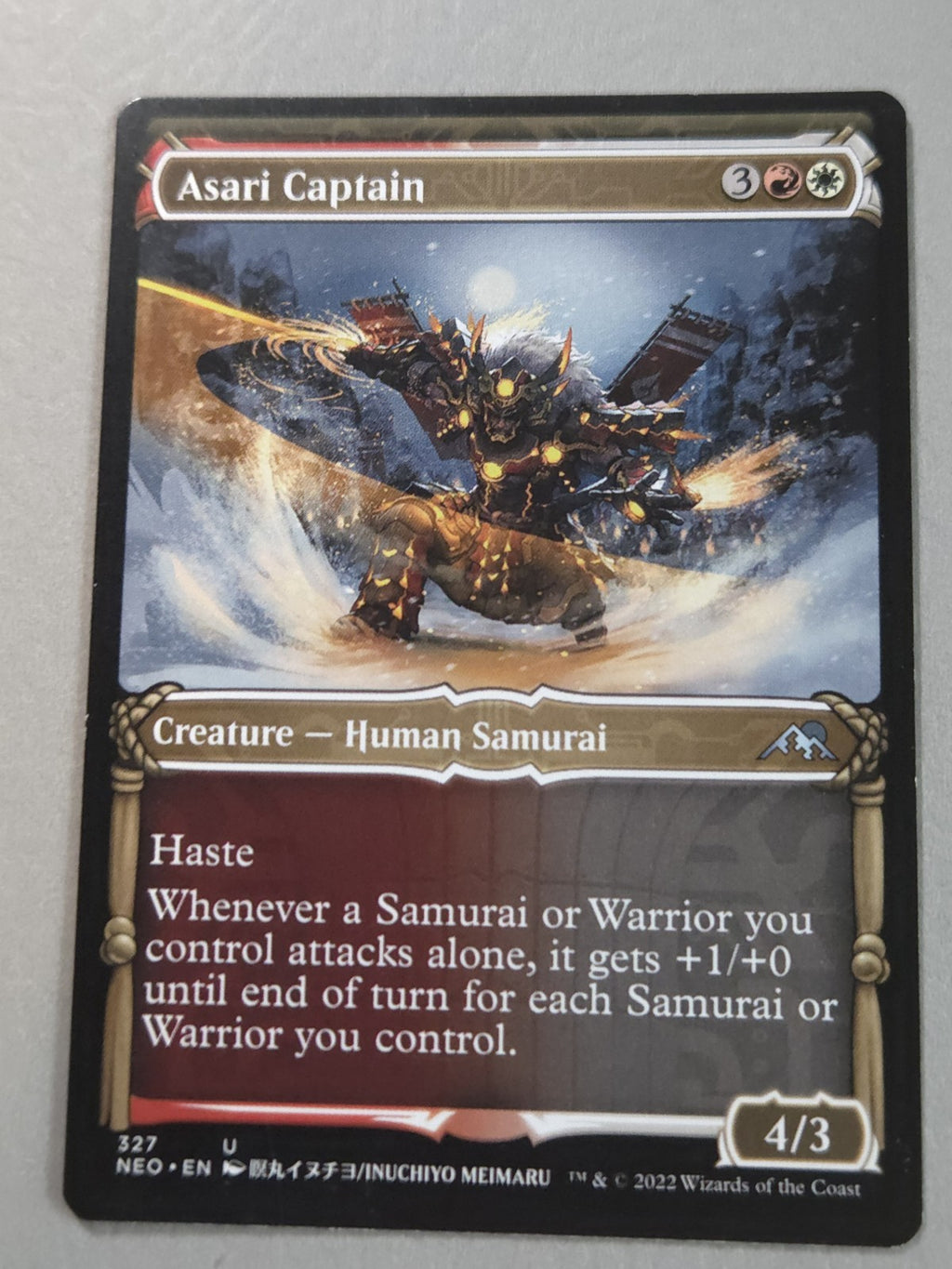 MTG - Asari Captain - Kamigawa: Neon Dynasty - Regular - U - 327 - NM 