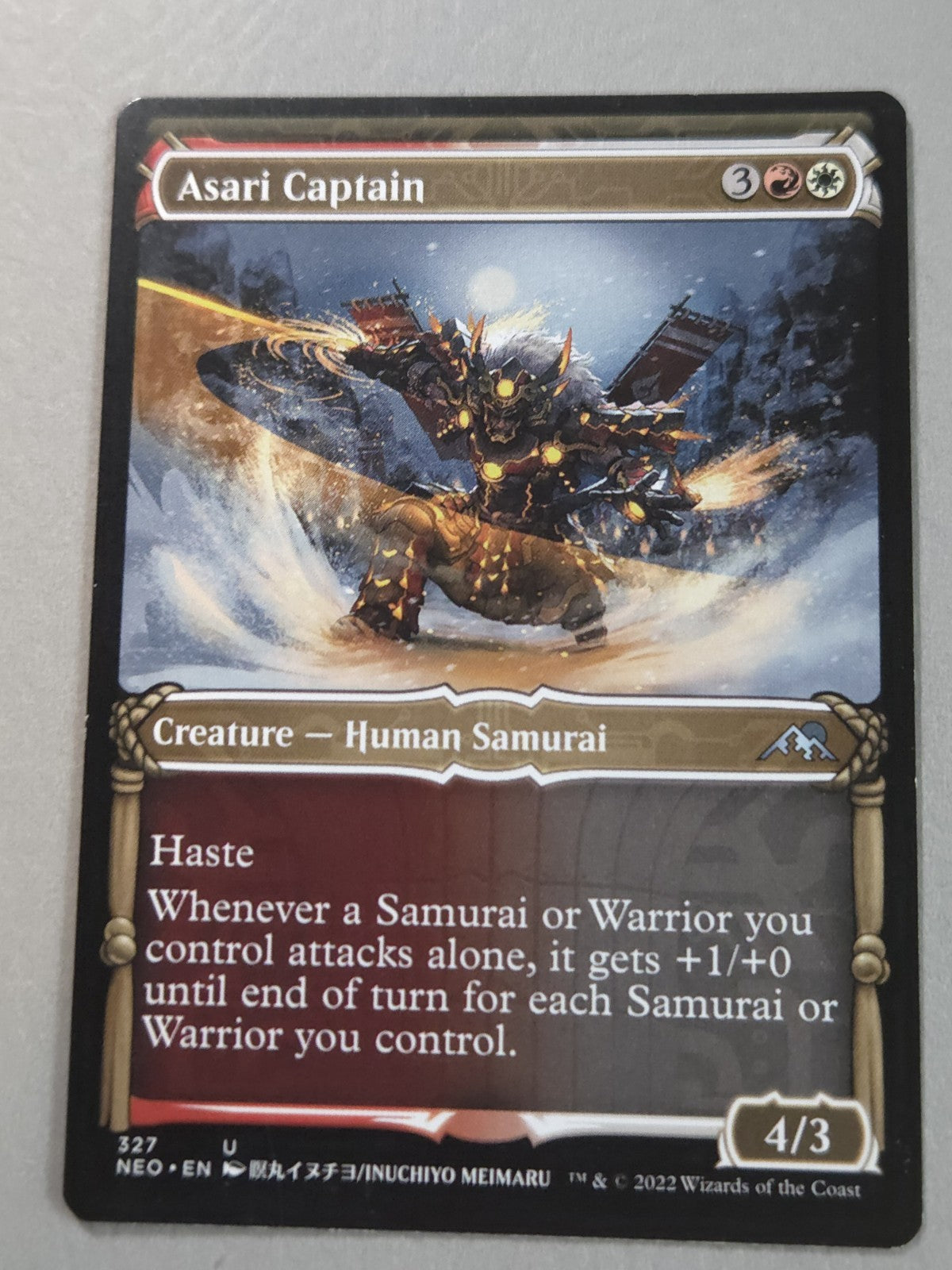 MTG - Asari Captain - Kamigawa: Neon Dynasty - Regular - U - 327 - NM 