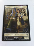 Human   Human Knight Double-Sided Token Commander: the Lord of the Rings: Tales