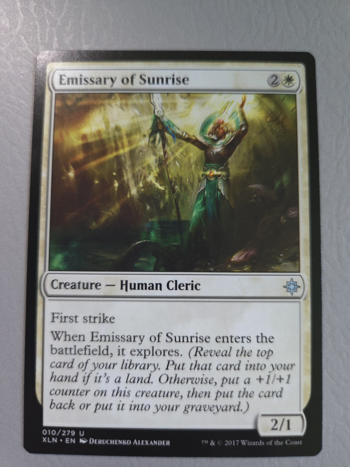 MTG - Emissary of Sunrise - Ixalan - Regular - U - 10 - NM