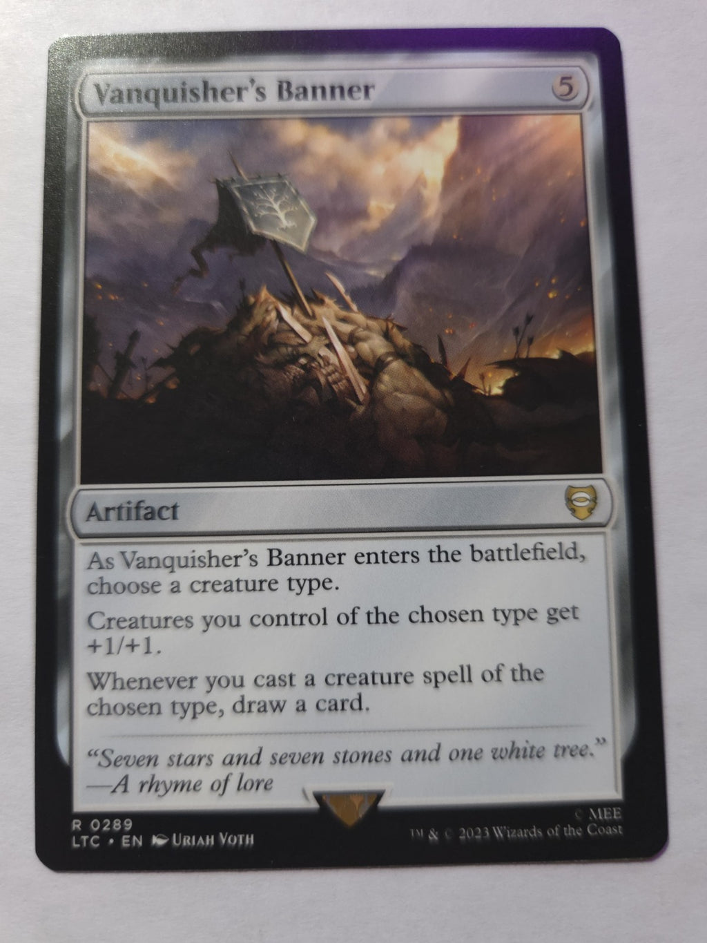 Vanquisher's Banner Commander: the Lord of the Rings: Tales of Middle-Earth...