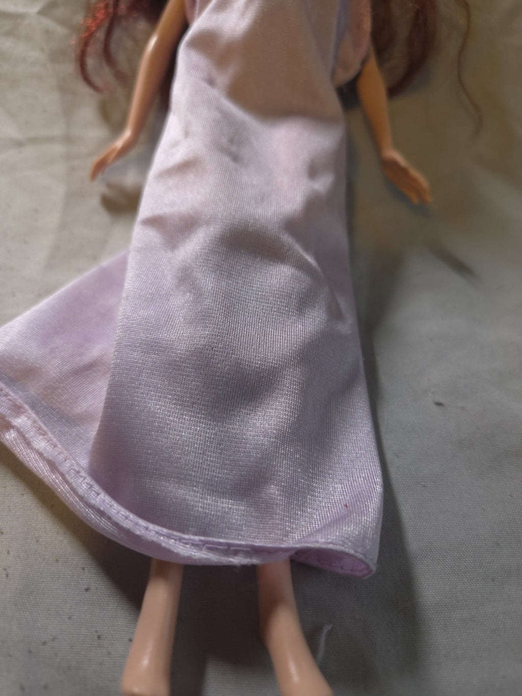 Disney Princess Doll - Red Hair - Lavendar Dress