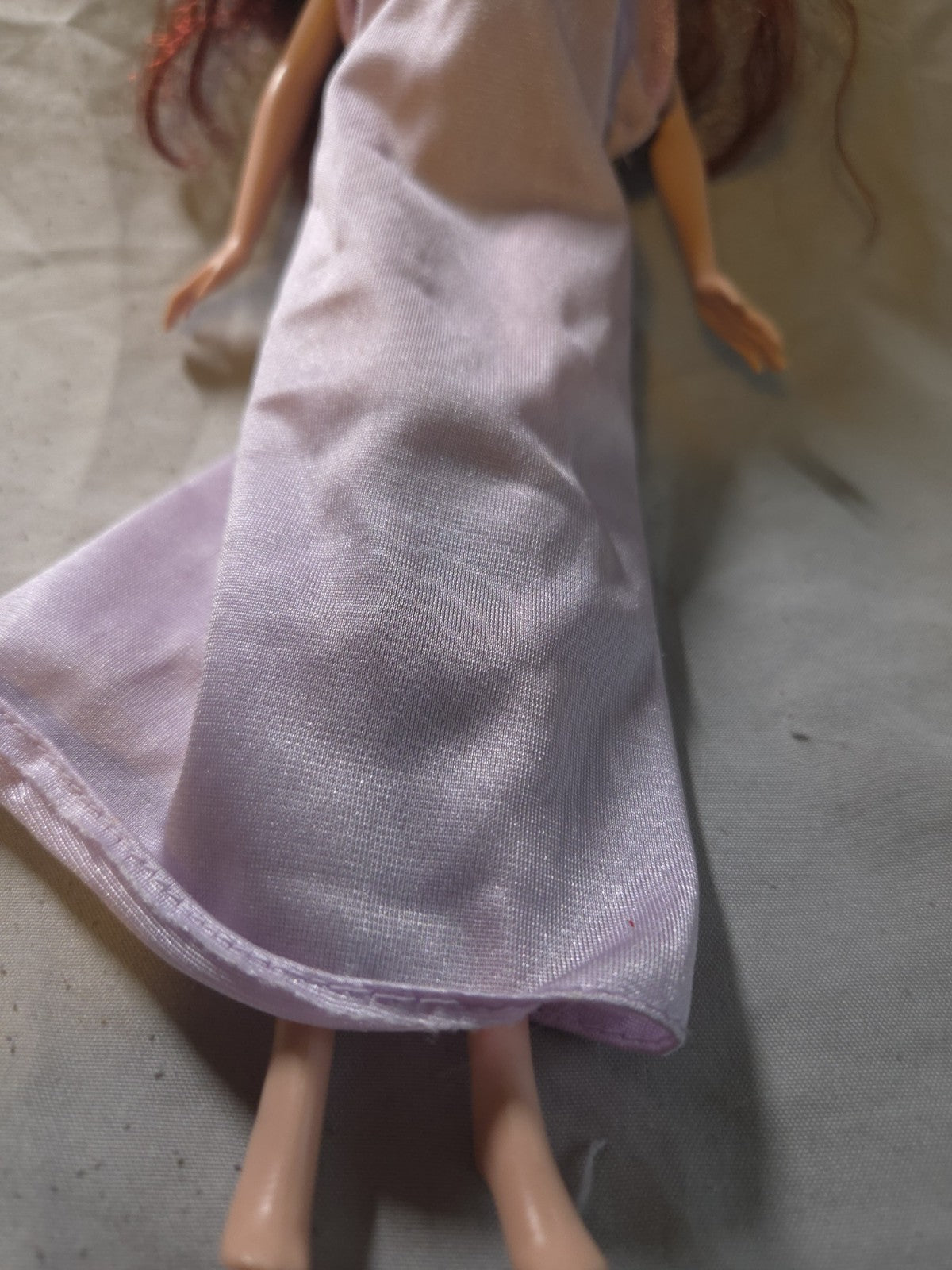 Disney Princess Doll - Red Hair - Lavendar Dress