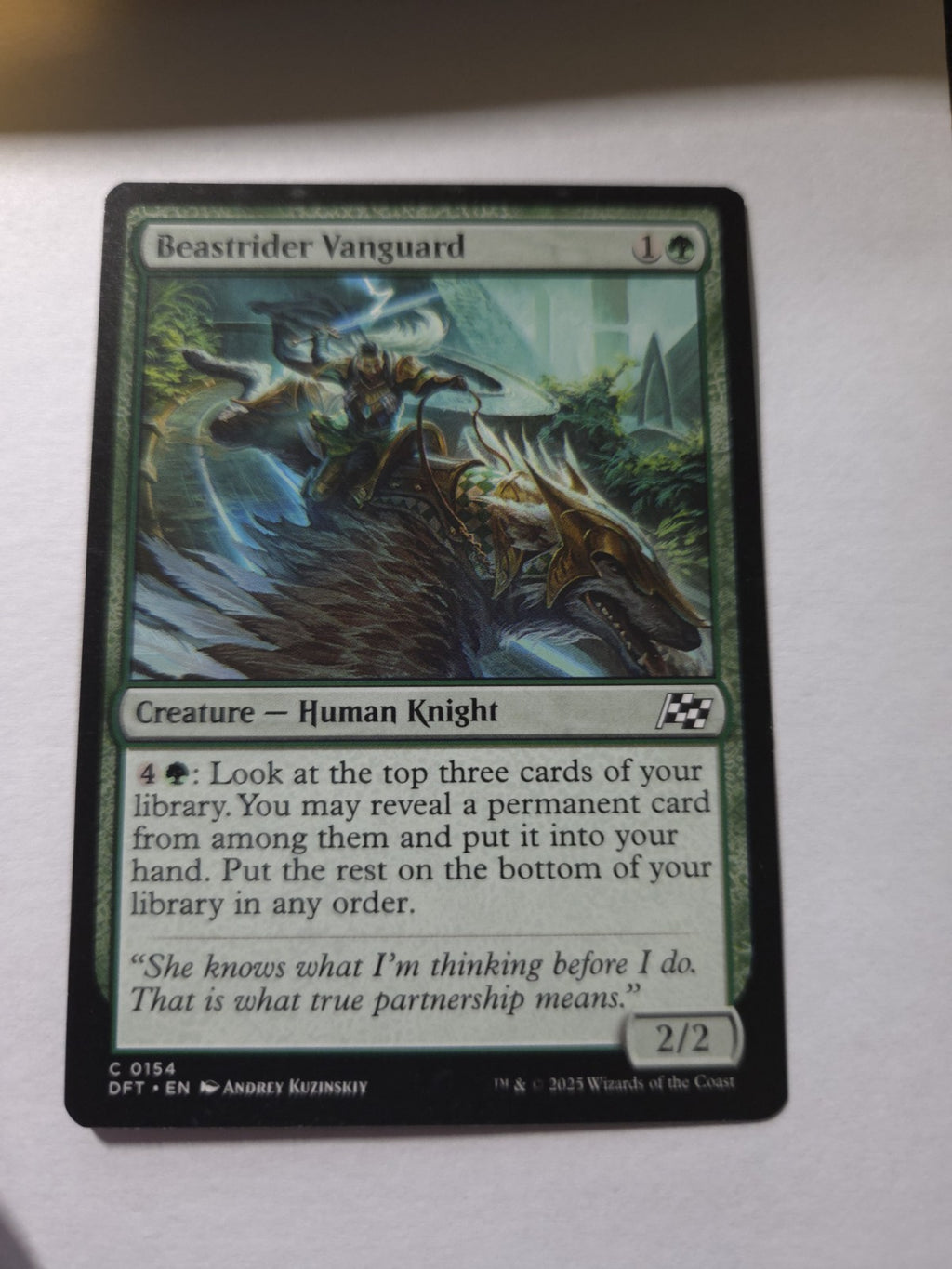 MTG - Beastrider Vanguard - Aetherdrift - Regular - C - 0154 - NM