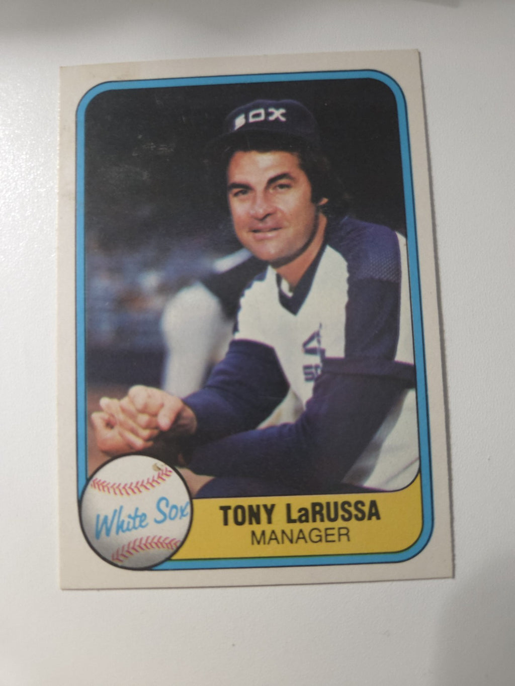 MLB - 1981 Fleer - Tony LaRussa - 344 - CHICAGO WHITE SOX - NM