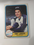 MLB - 1981 Fleer - Tony LaRussa - 344 - CHICAGO WHITE SOX - NM