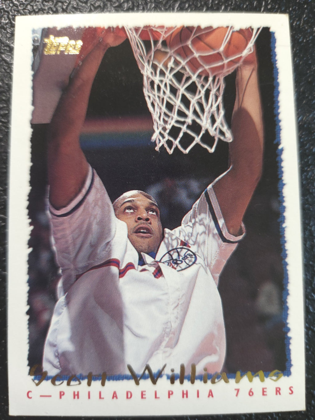 NBA - Scott Williams - 1994-95 Topps - #242 - Philadelphia 76ers - NM