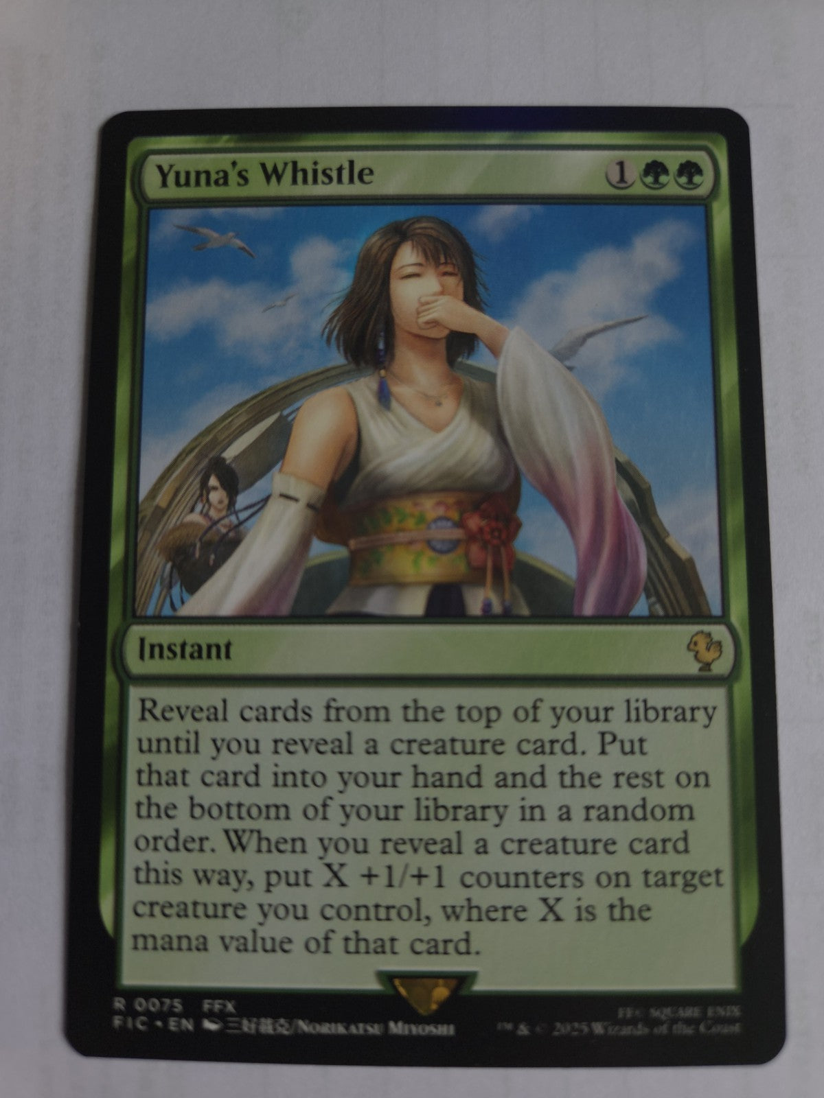 Magic TG - Yuna's Whistle - Commander: Final Fantasy - Regular - R - 0075 - NM