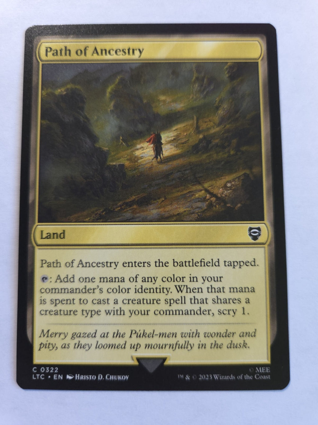 Path of Ancestry Commander: the Lord of the Rings: Tales of Middle-Earth Regular