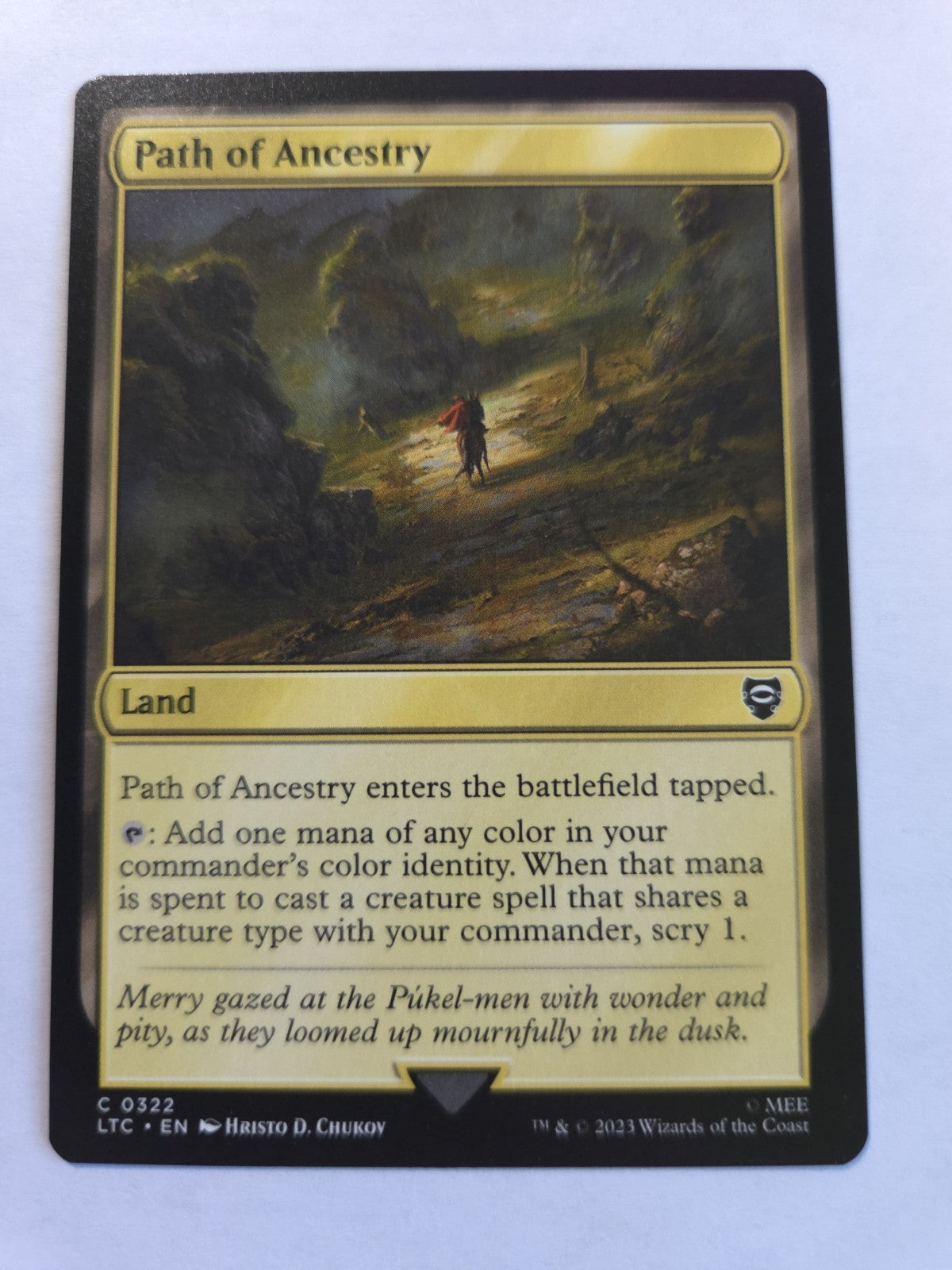 Path of Ancestry Commander: the Lord of the Rings: Tales of Middle-Earth Regular