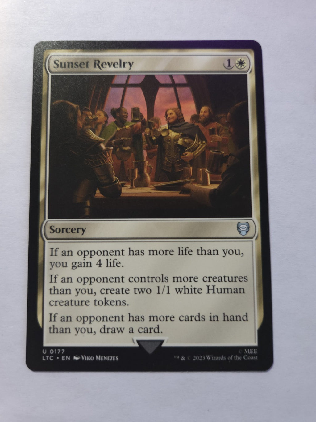 Sunset Revelry Commander: the Lord of the Rings: Tales of Middle-Earth Regular