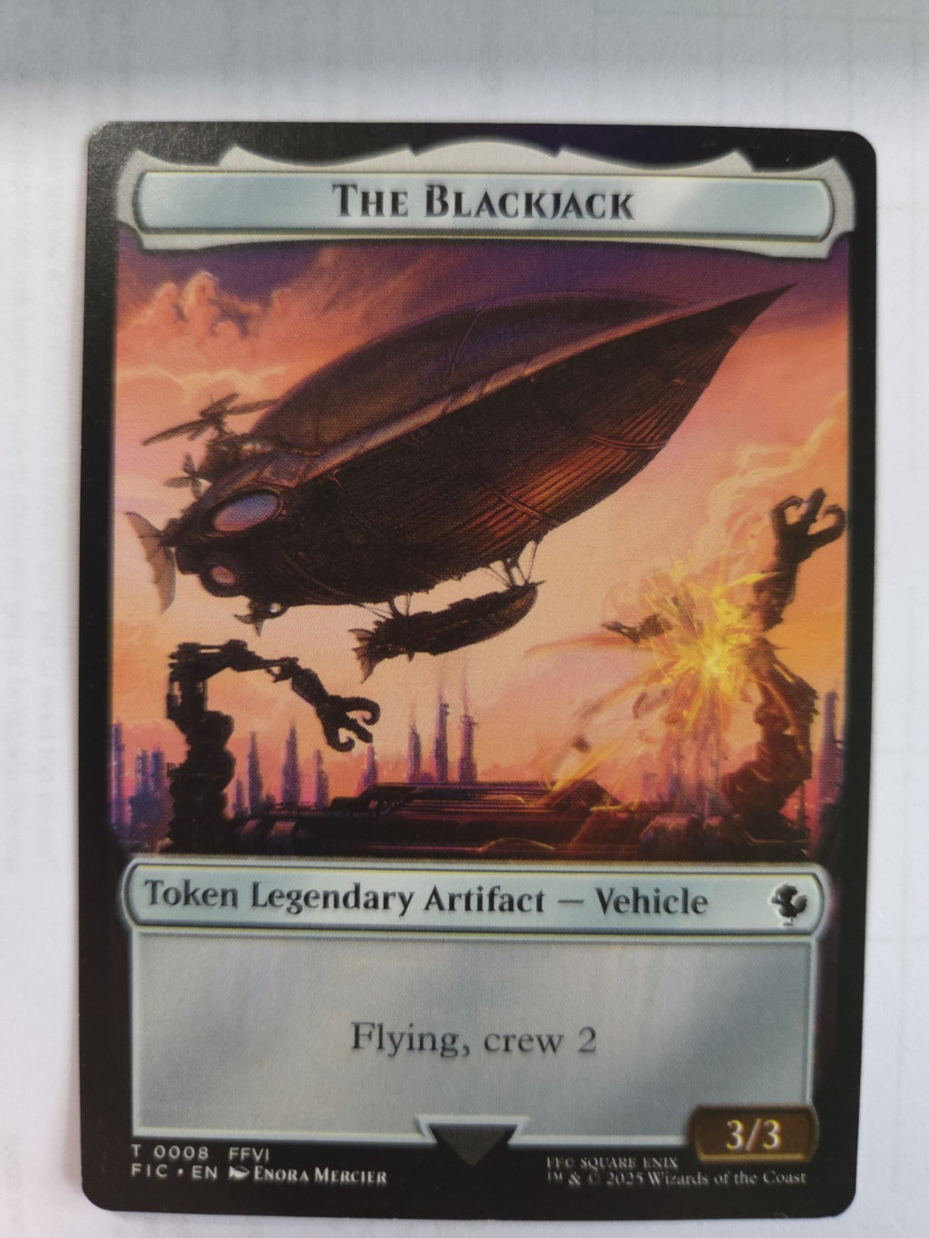 The Blackjack   The Monarch Double-Sided Token Commander: Final Fantasy Regular