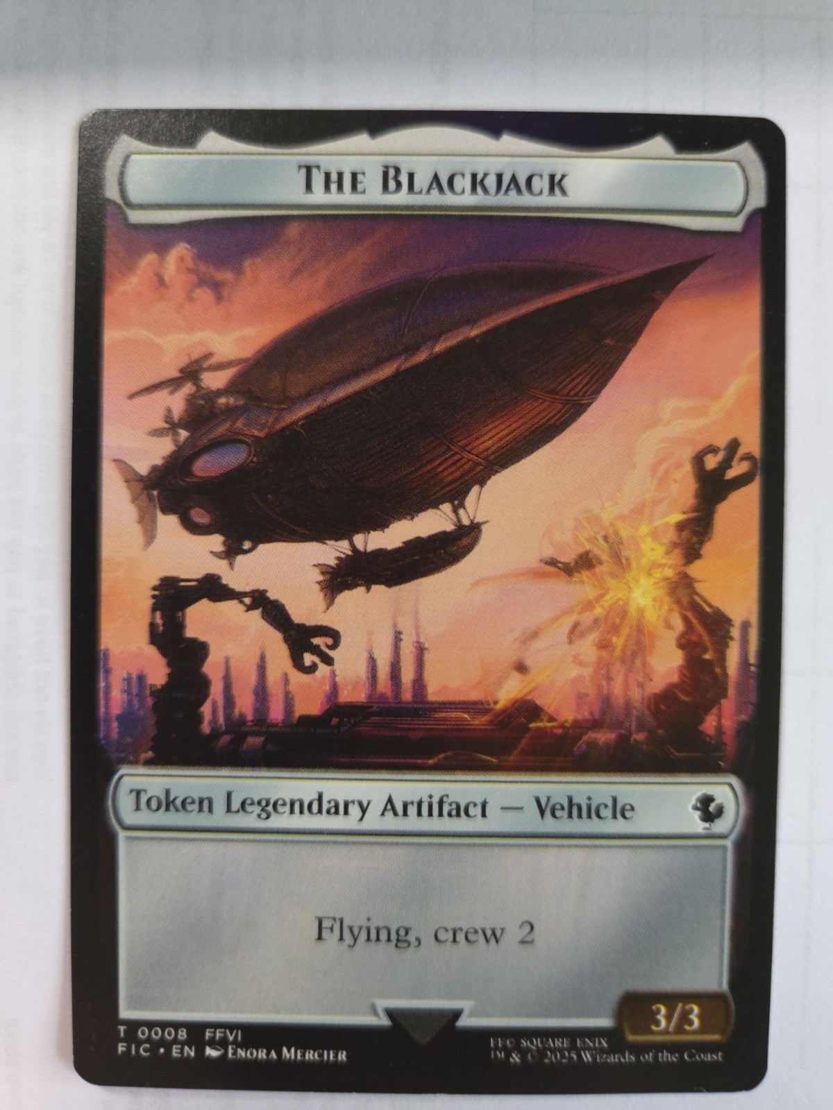 The Blackjack   The Monarch Double-Sided Token Commander: Final Fantasy Regular