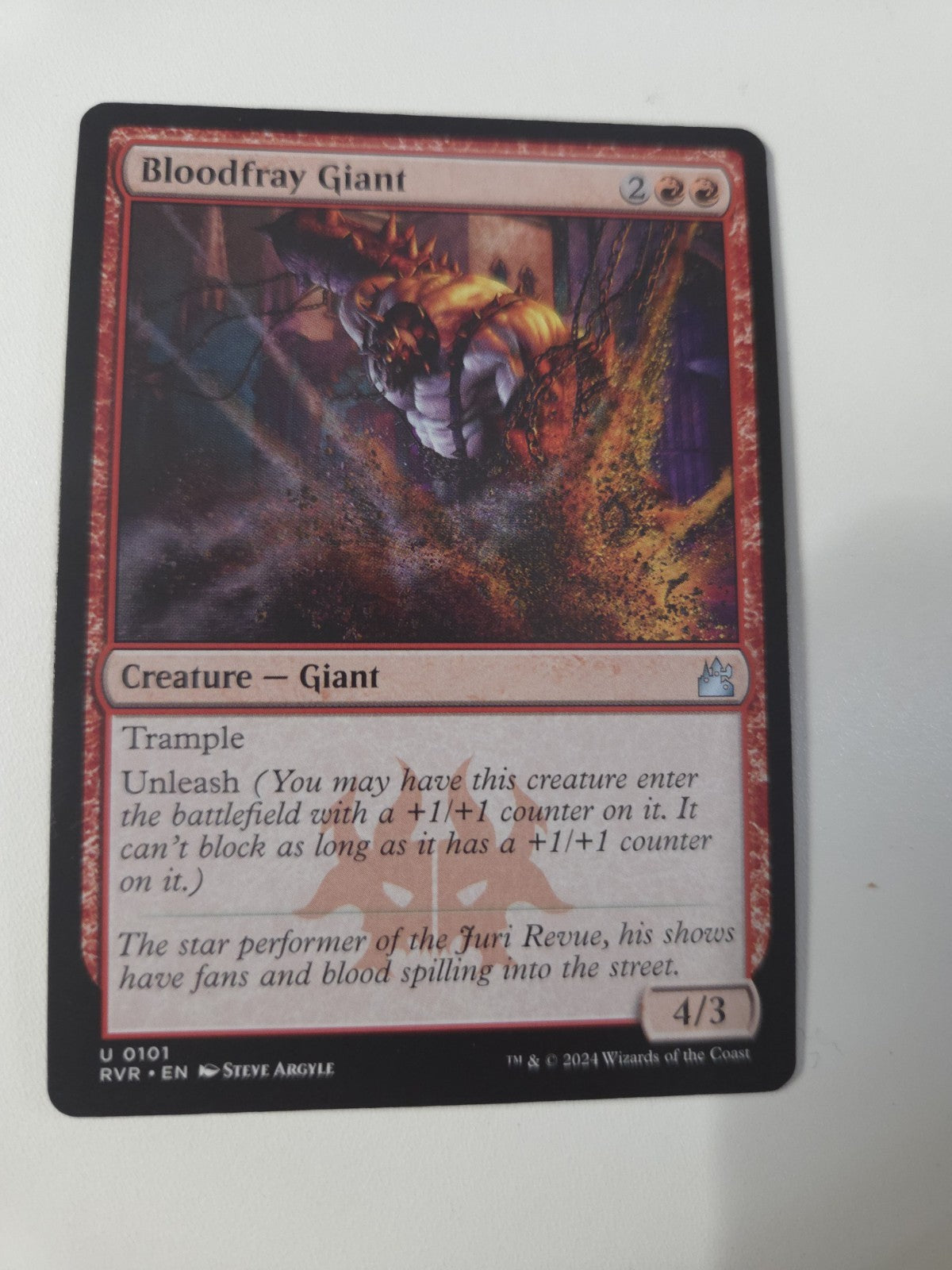 MTG - Bloodfray Giant - Ravnica Remastered - Regular - U - 101 - NM