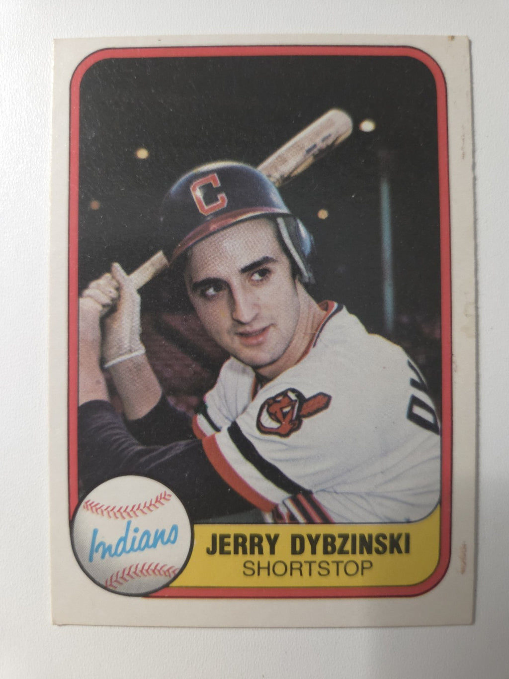 MLB - 1981 Fleer - Jerry Dybzinski - #399 - (RC) - Cleveland Indians - NM
