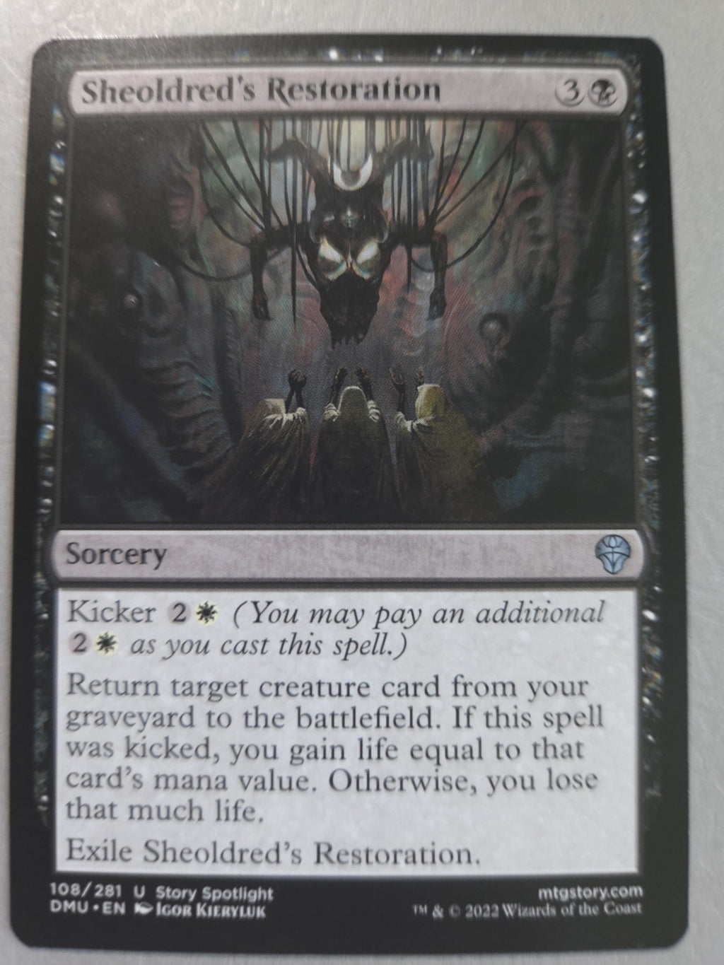 MTG - Sheoldred's Restoration - Dominaria United - Regular - U - 108 - NM