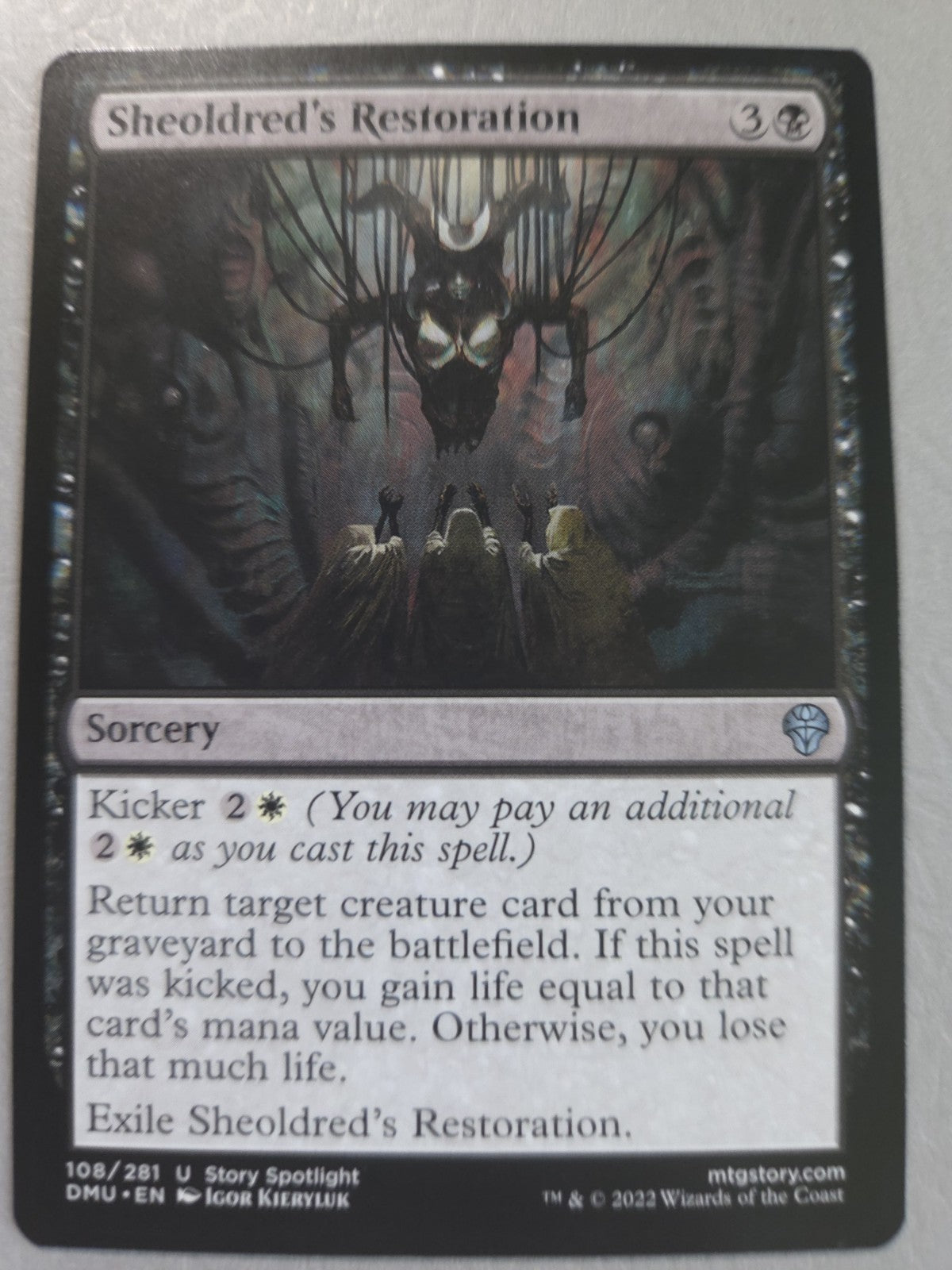 MTG - Sheoldred's Restoration - Dominaria United - Regular - U - 108 - NM