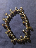 Vintage Estate Jewelry Glass Beaded Statement Bracelet