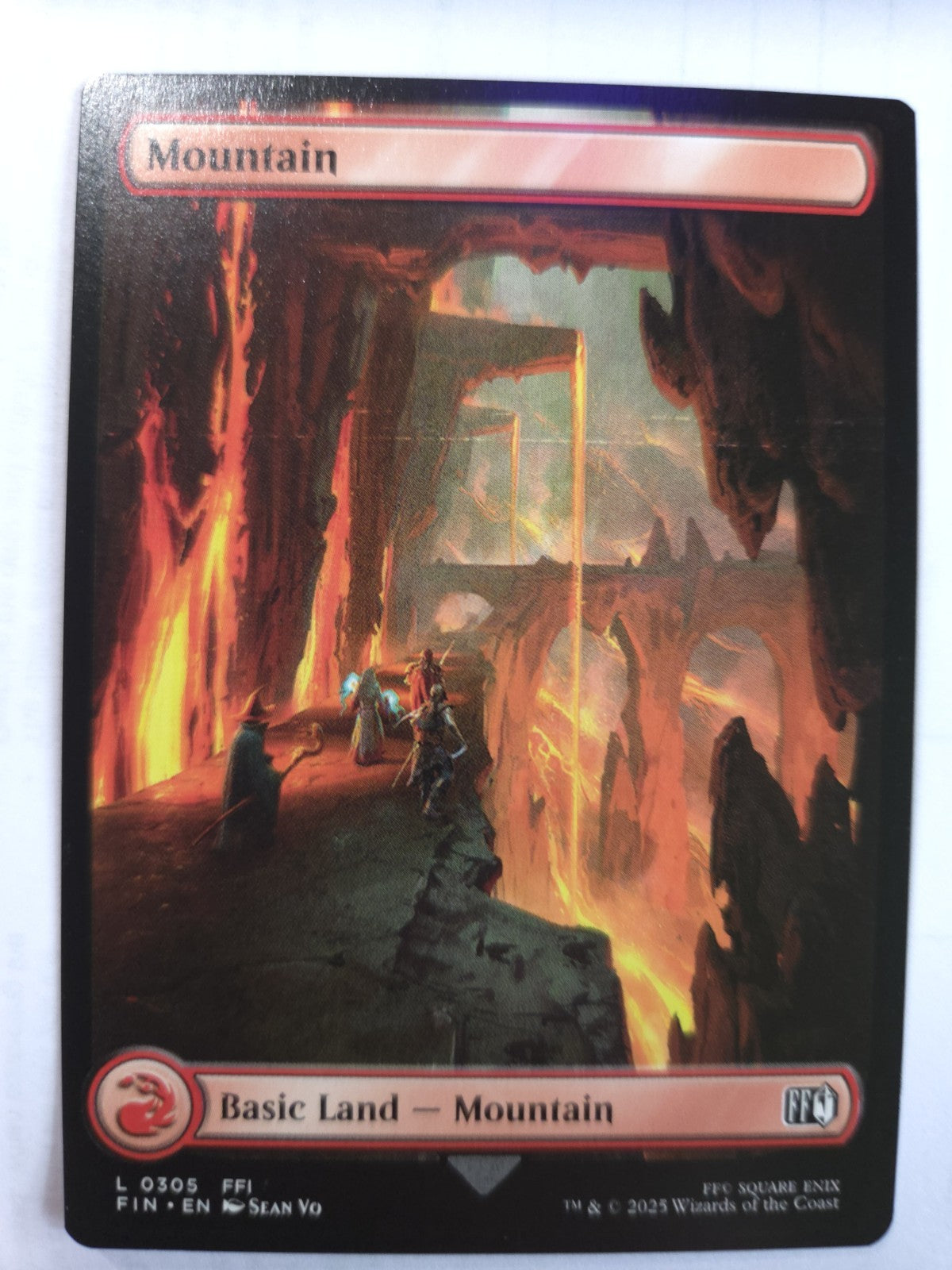 MTG - Mountain - Final Fantasy - Regular - L - 0305 - NM
