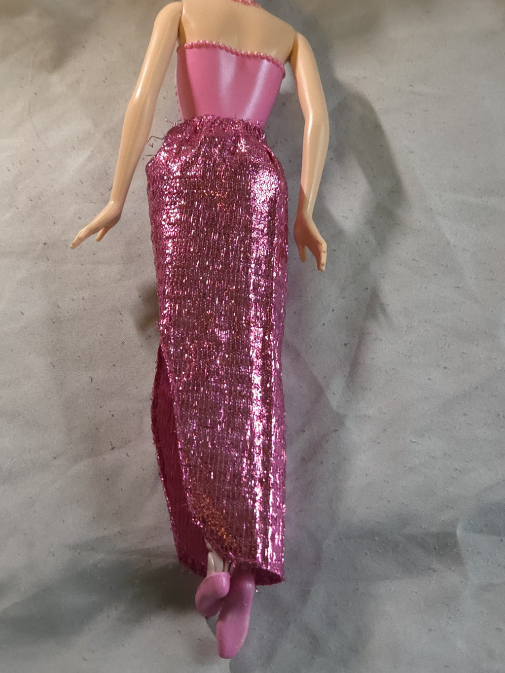 Mattel Barbie Fashionistas doll from the first wave featuring a rose and gold...