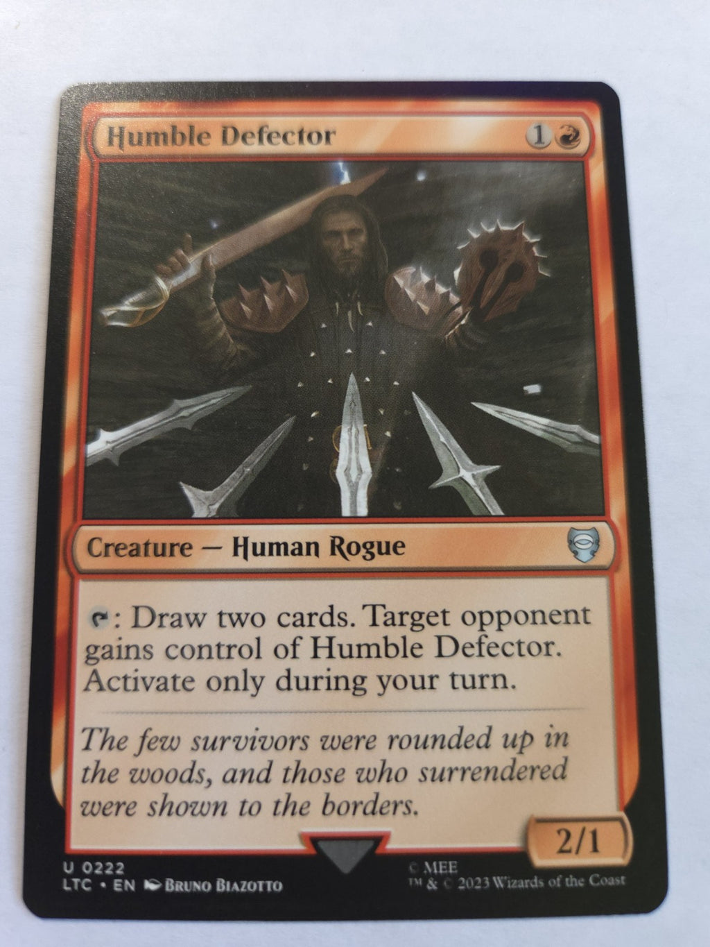 Humble Defector Commander: the Lord of the Rings: Tales of Middle-Earth Regular